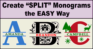 Split Monogram Maker.