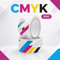 PVC Klebeband in CMYK Farben
