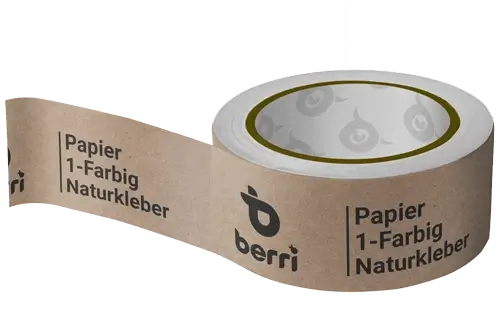 Bedrucktes Klebeband aus Papier