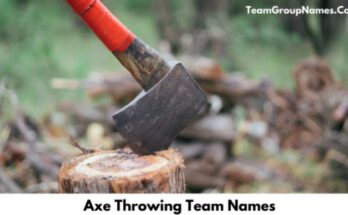 Axe Throwing Team Names