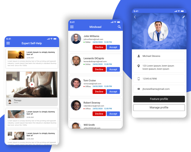 Mindweel – On Demand Psychologist Hiring App