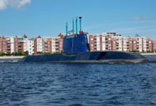 Israeli Navy Dolphin-class submarine INS Rahav