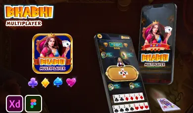 Bhabhi card game template features