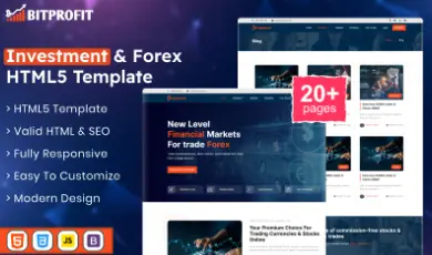Bitprofit template features