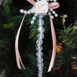 beaded Christmas ornament