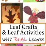 crafts with real leaves