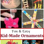 over 25 fun Christmas ornaments kids can make