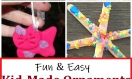 over 25 fun Christmas ornaments kids can make