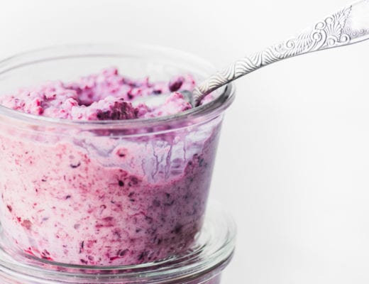 cranberry relish in a small glass jar