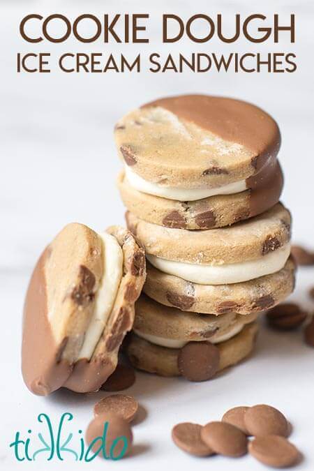 Cookie Dough Ice Cream Sandwiches