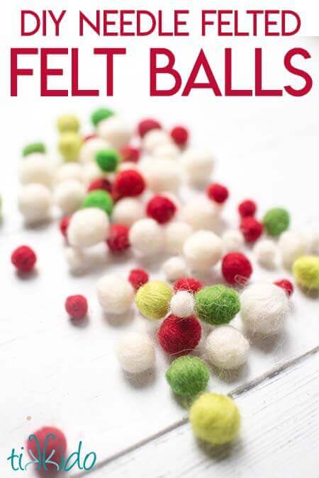 How to Make a Felt Ball with Needle Felting
