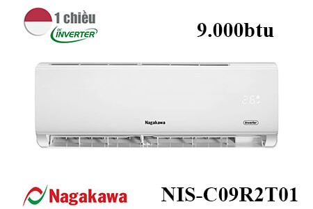 Điều Ho&agrave; Nagakawa NIS-C09R2T01 9000btu 1 Chiều Inverter