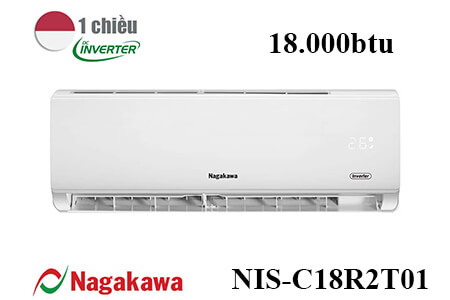 Điều Ho&agrave; Nagakawa NIS-C18R2T01 18000btu 1 Chiều Inverter