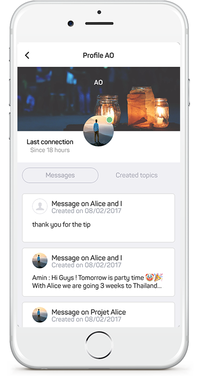 User profile