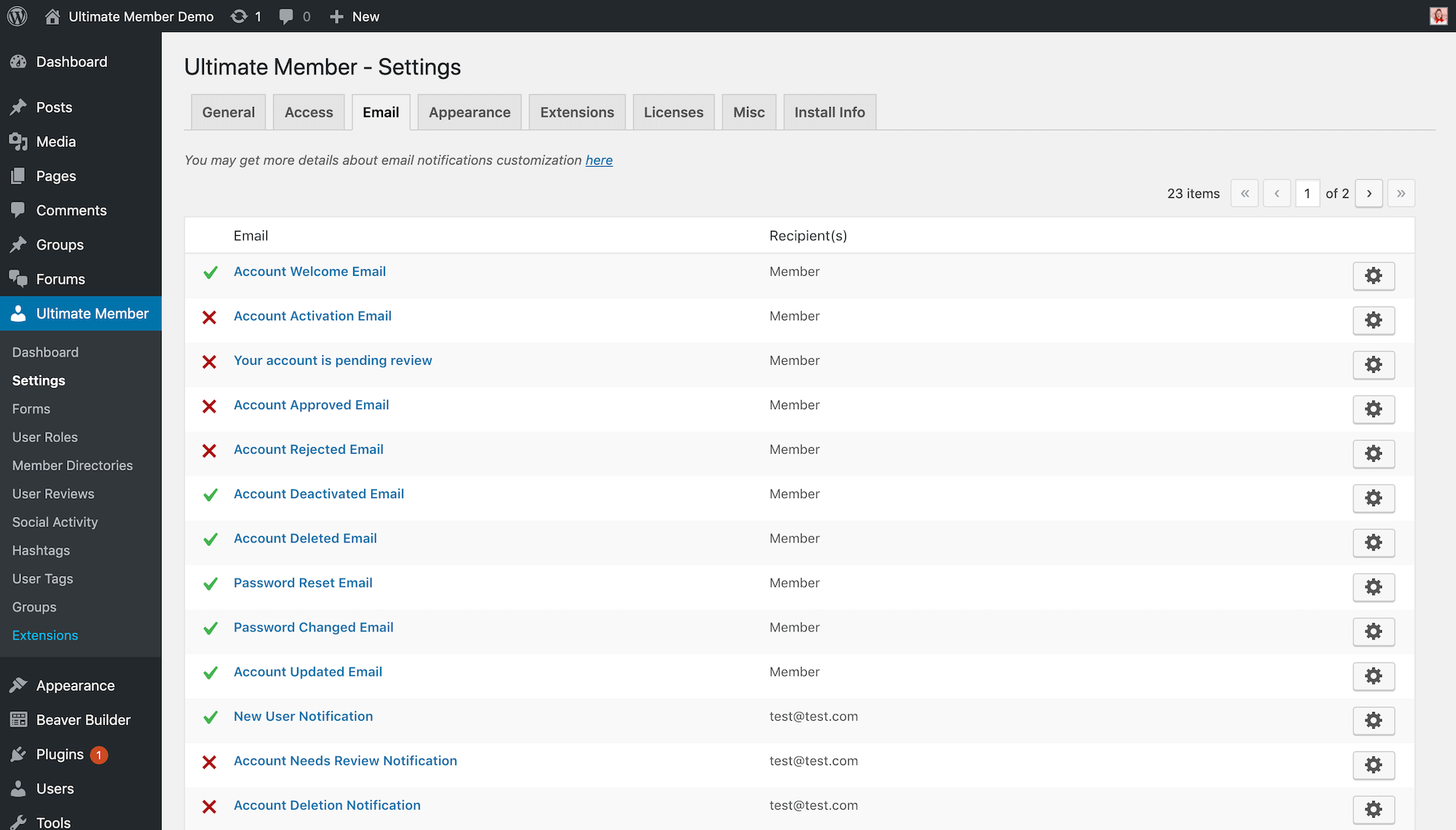 Image with missing alt attribute found on ultimatemember.com