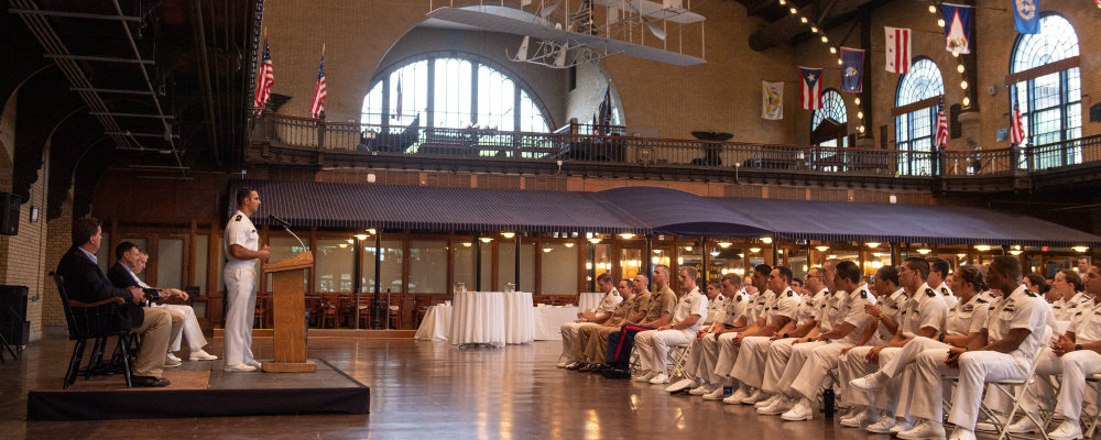 Mustang Club Arrives at USNA