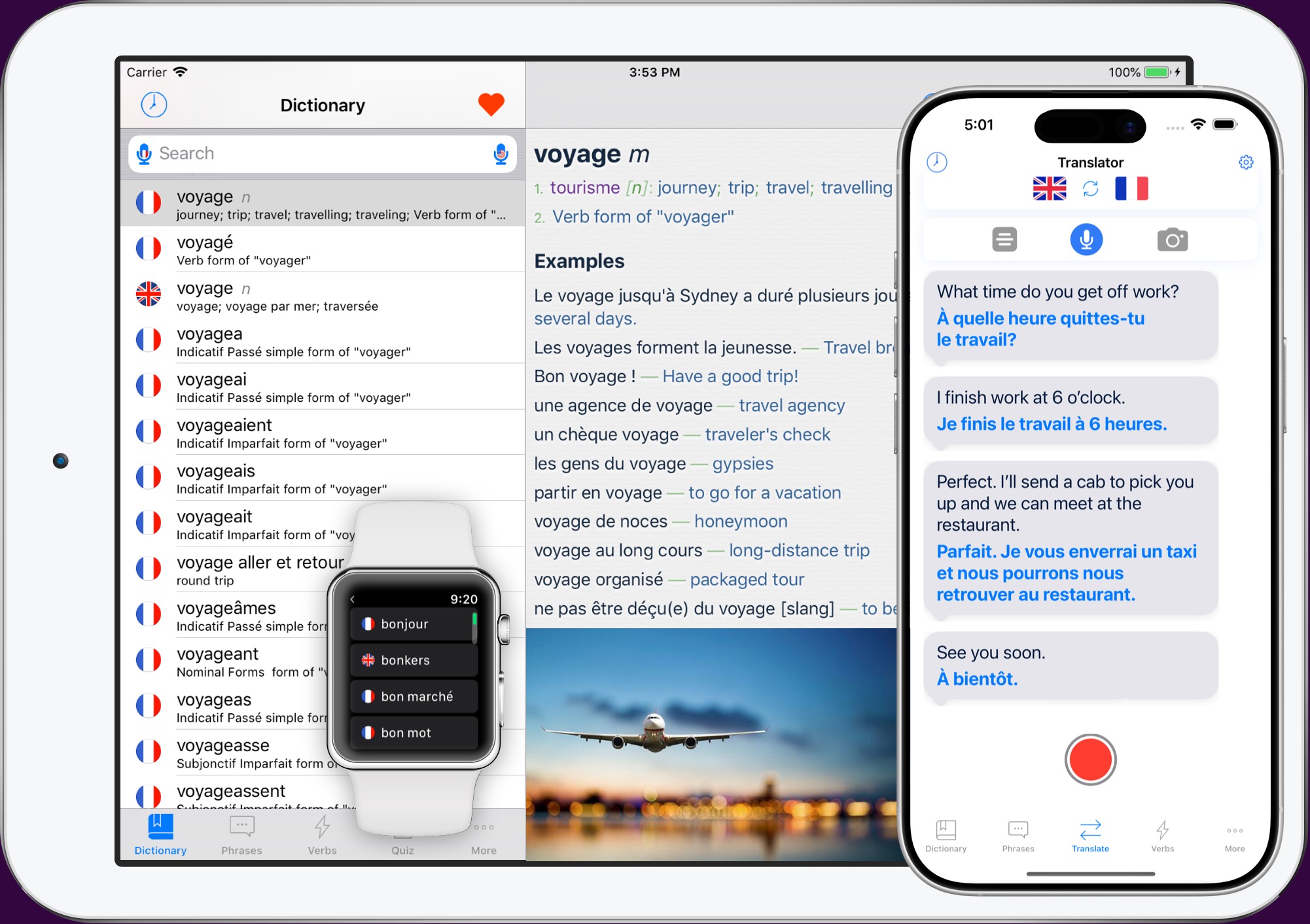 iOS French Translator App