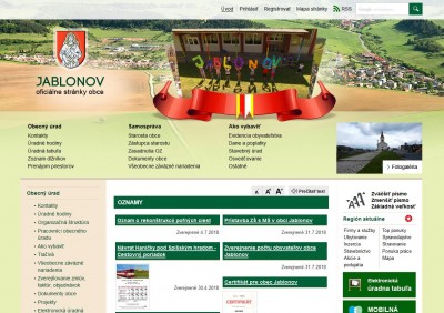 www.jablonov.sk