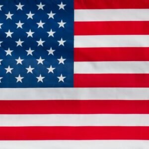 show patriotism with wood flag