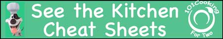 graphic for kitchen cheat sheet