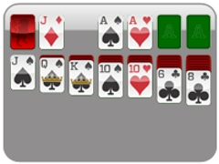 1 Card (1 Pass) Klondike