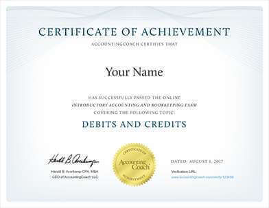 Certificate of Achievement