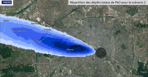 Pollution au plomb de Notre-Dame: des retomb&eacute;es jusqu'&agrave; 50km de Paris
