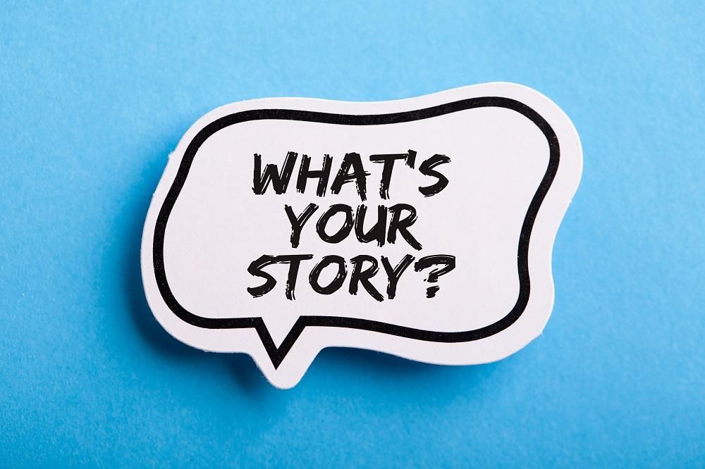 What Is Your Story speech bubble