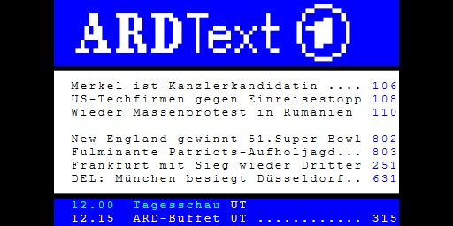Der erfolgreichste deutsche Teletext
