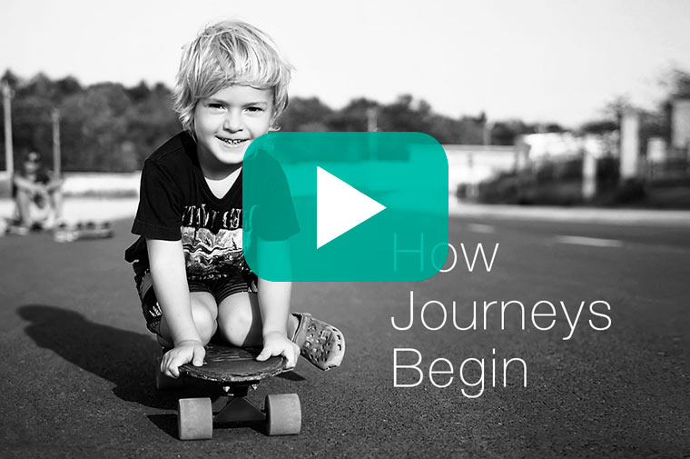 Boy on a skateboard