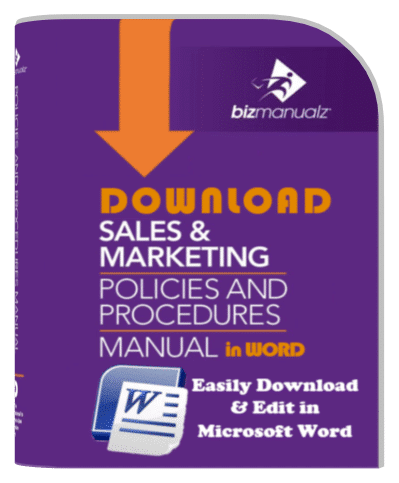 Sales Marketing Policy Procedure Manual Template