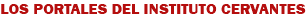 Los portales del Instituto Cervantes