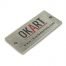 stainless logo plate