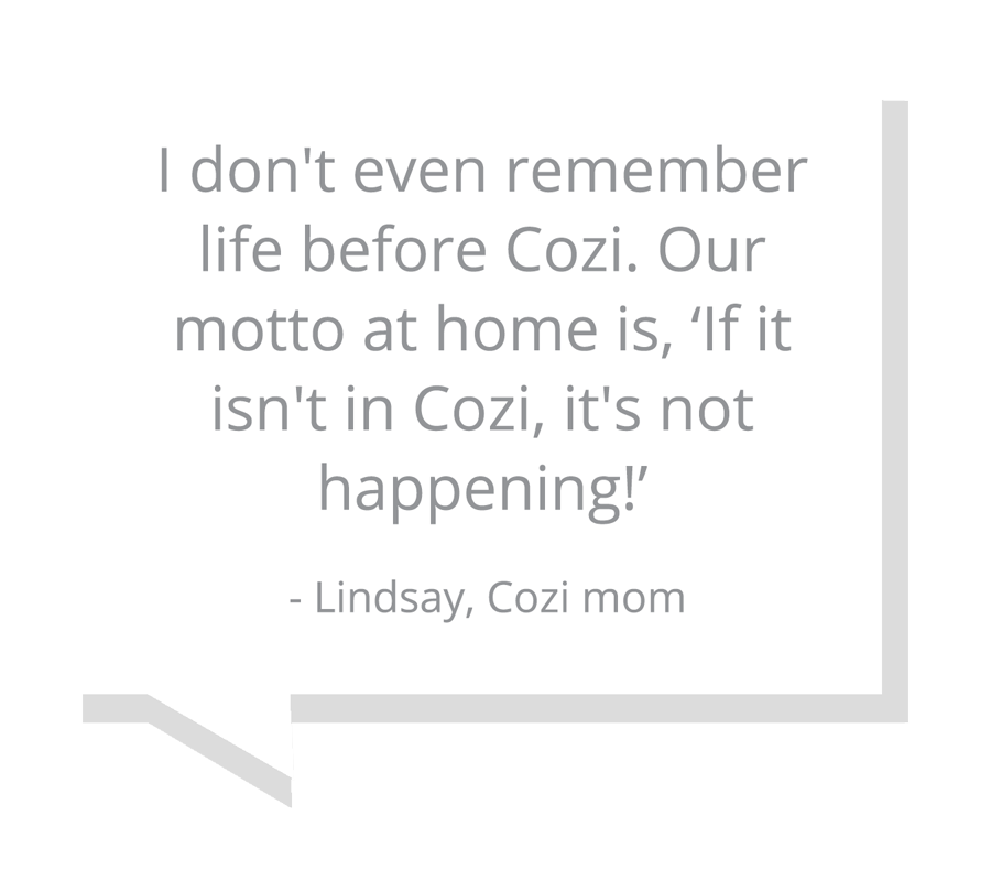 Lindsay, Cozi mom