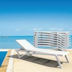 Outdoor chaise lounges resin, aluminum, wicker