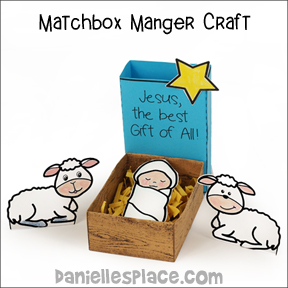 Matchbox Manger Craft and Learning Activity