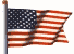 USA flag flying