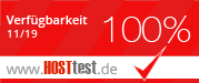 Ausgezeichnet mit 100% Verfügbarkeit