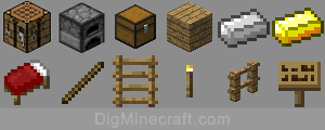 Basic items in Minecraft