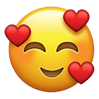 In Love Emoji Red