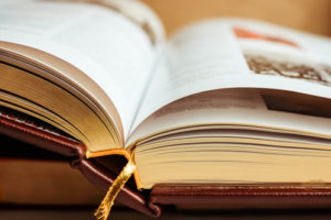 Large print books can play a surprising role in students&rsquo; reading development, like this open book.
