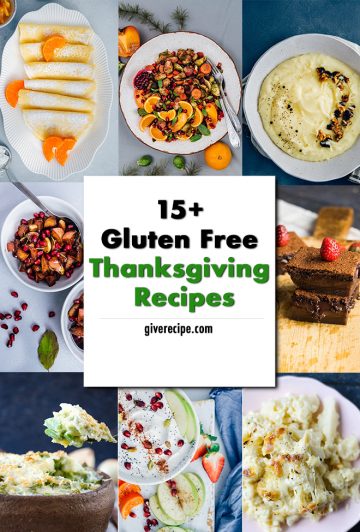 gluten free thanksgiving recipe list