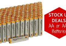 Batteries coupons deals