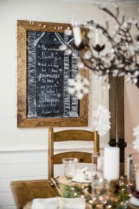 Creative Christmas Chalkboard Art Ideas #chalkart #chalkboard #christmasart #christmasdecor #farmhousedecor