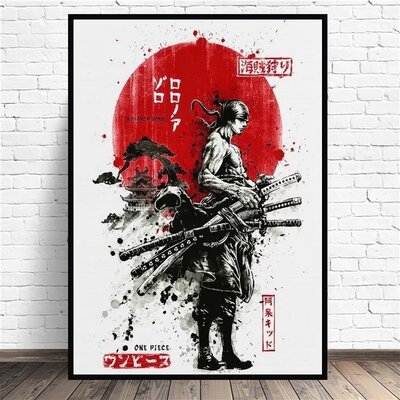 Tableau One Piece Zoro Wa (2)