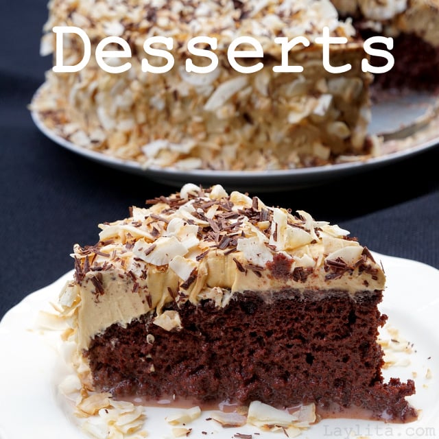 Latin dessert recipes from Laylita.com