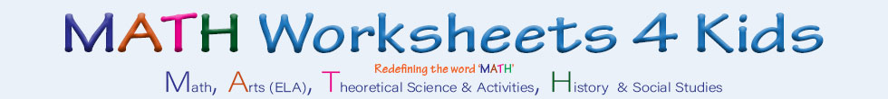 MATH Worksheets 4 Kids
