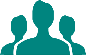 Three people
