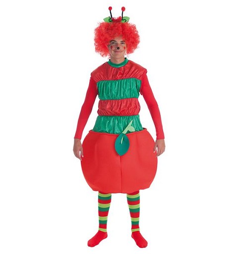 Disfraz Gusano Manzana Adulto