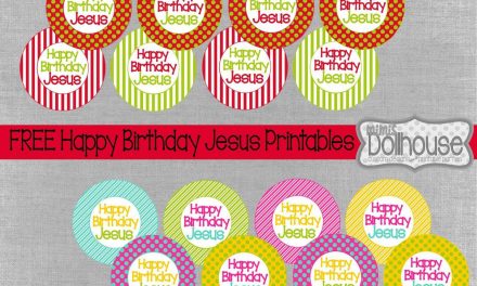 Christmas: Free Happy Birthday Jesus Printables